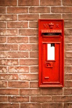 Victorian mailbox Stock Photos