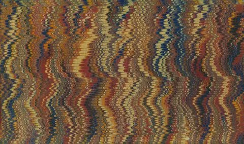 Victorian Marbling Paper Effect Rainbow Colours Beautiful Craft for Books Stock Illustration