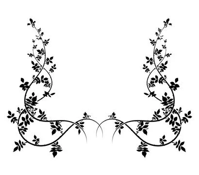 Victorian plant pattern with rose hips new vector 스톡 일러스트