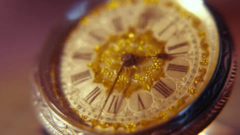Victorian Pocket Watch Macro Stock Footage 284987898