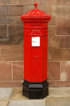 Victorian post box Stock Photos