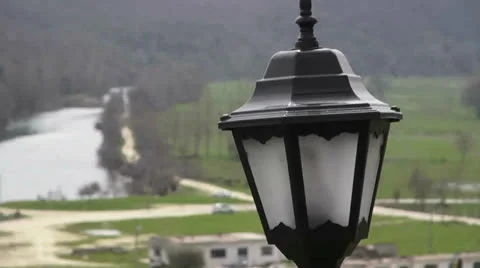 Victorian streetlight Video stock 22752738