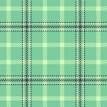 Victorian textile check texture, stroke tartan pattern plaid. Mint backgrou.. イラスト素材