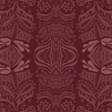 Victorian tile pattern. Retro baroque texture. Classic rococo design decor. Stock Illustration