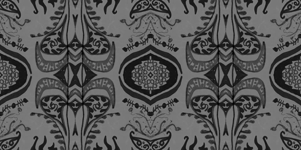 Victorian tile pattern. Retro baroque texture. Classic rococo design decor. 스톡 일러스트