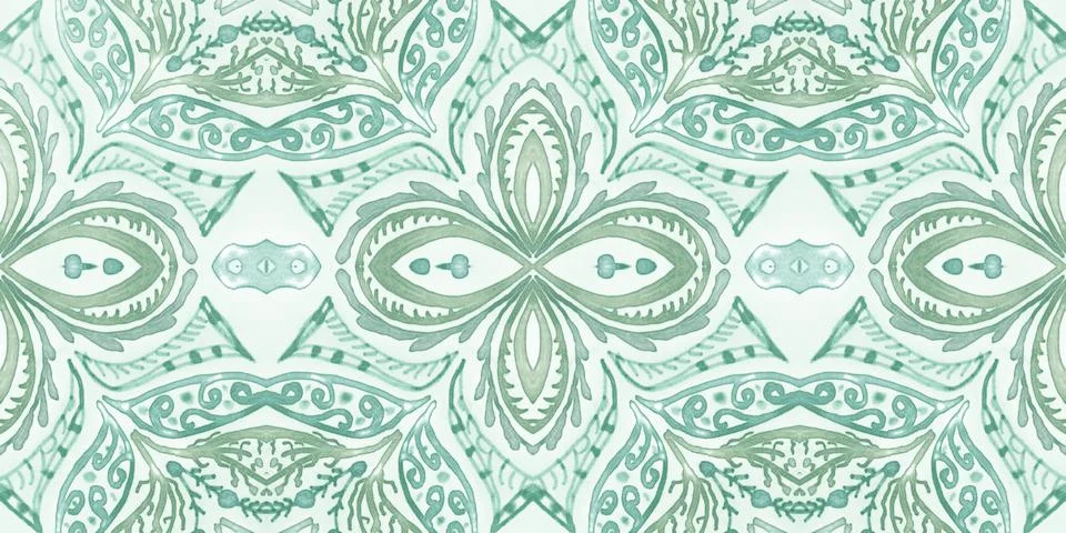 Victorian tile pattern. Retro baroque texture. Classic rococo design decor. 스톡 일러스트