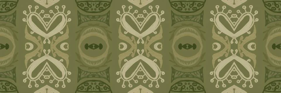 Victorian tile pattern. Retro baroque texture. Classic rococo design decor. Stock Illustration