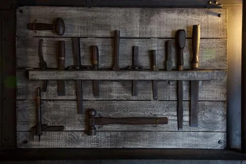 Victorian tools set Stock Photos