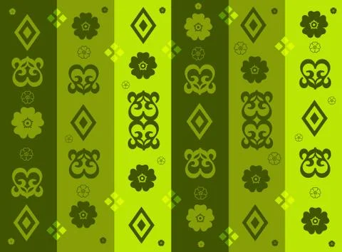 Victorian wallpaper Stockillustratie