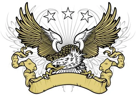 Victorious eagle Stock Illustration