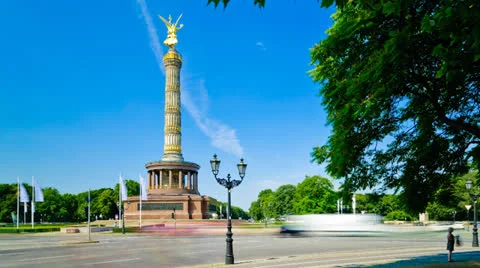 Victory column berlin Stock Footage 25509745