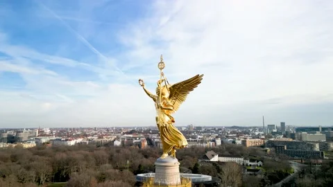 Victory Column Berlin Germany Year 1873 Video stock 236574168