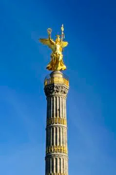 Victory column, berlin Stock Photos