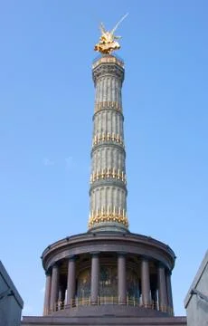 Victory Column in Berlin Stock Photos