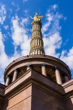 Victory Column in Berlin Stock Photos