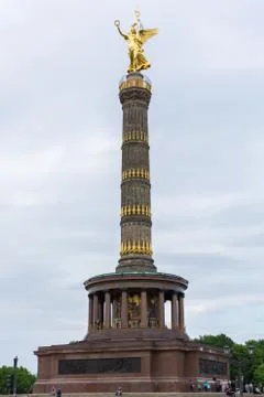 The Victory Column in Berlin Stock Photos