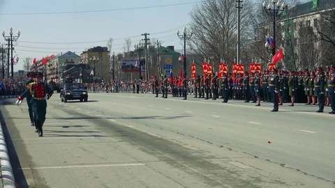 Victory Day May 9, 2016 Stock Footage