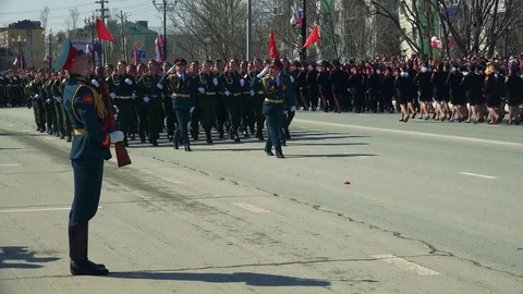 Victory Day May 9, 2016 Video stock 74263996