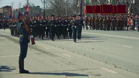 Victory Day May 9, 2016 Video stock 74264037