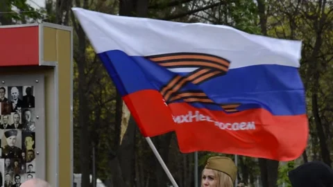 Victory Day may 9 Stock Footage 314469973