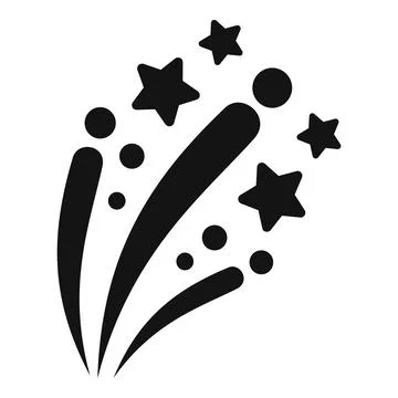 Victory firework icon simple vector. Anniversary event 스톡 일러스트
