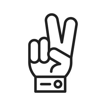 Victory icon image. Stock Illustration