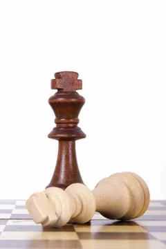 Victory of king Stock Photos