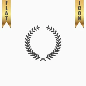 Victory laurel wreath Stock Illustration