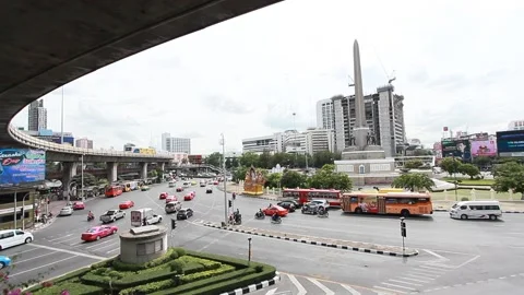 Victory Monument Skywalk view Stock Footage 147847133