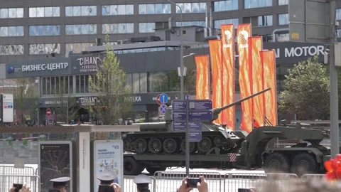 Victory Parade on May 9. Video stock 240817968