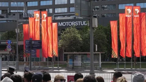 Victory Parade on May 9. Video stock 240818051