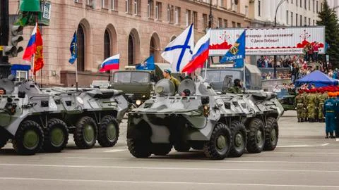 Victory parade Stock Photos
