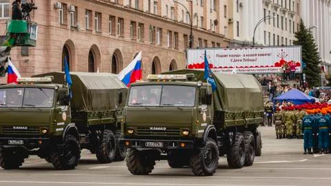 Victory parade Stock Photos