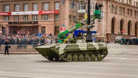 Victory parade Stock Photos