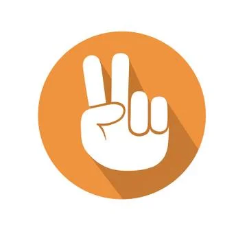 Victory sign Stock-Illustration