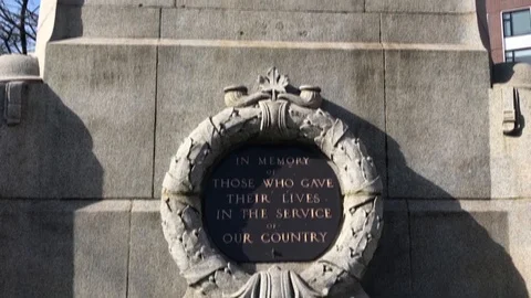 Victory Square war memorial cenotaph in Vancouver Stockbeeldmateriaal 86667529