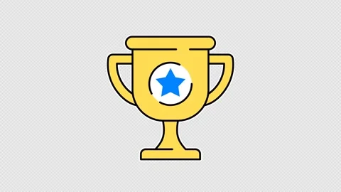 Victory trophy 스톡 동영상 333675085