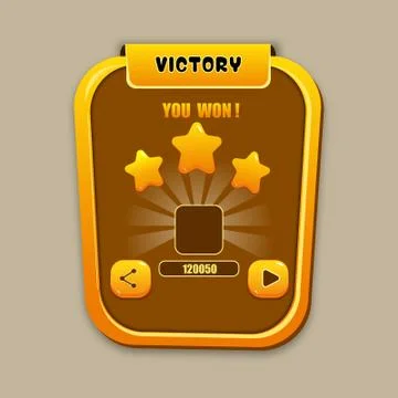 Victory ui kit 스톡 일러스트