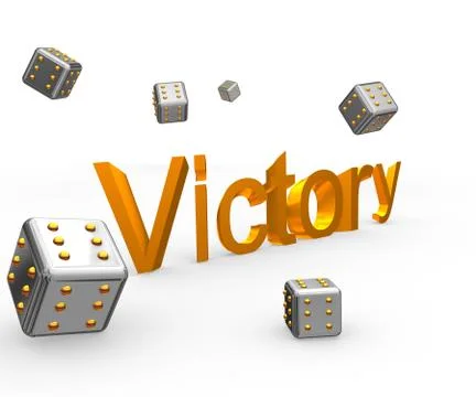 Victory&amp;cube Stock-Illustration