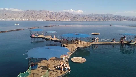 VID 20181111 142918 national resort park eilat israel Stock Footage 101294553