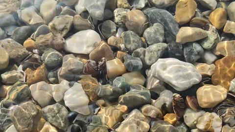 VID stones on the beach Stock Footage 300192230