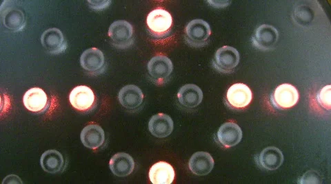 Vid020 flashing lights Stock Footage 492659