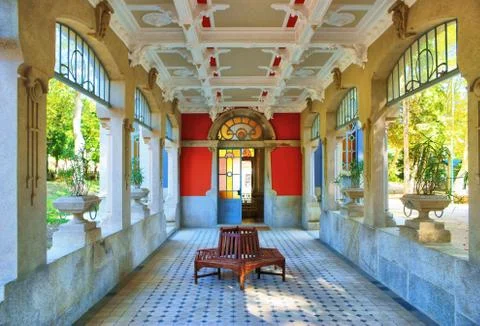 Vidago thermal water 스톡 사진