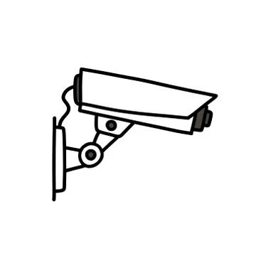 Videcam doodle icon, vector illustration Stock Illustration