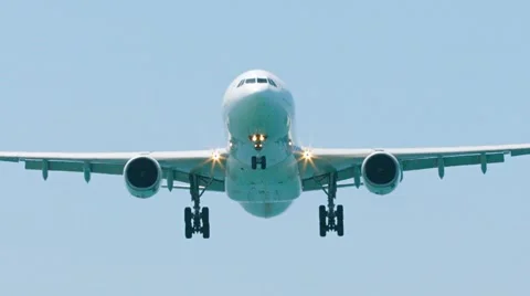 Video 1920x1080 - Medium-sized passenger airliner with two jet engines, with Stock-Footage 49456135