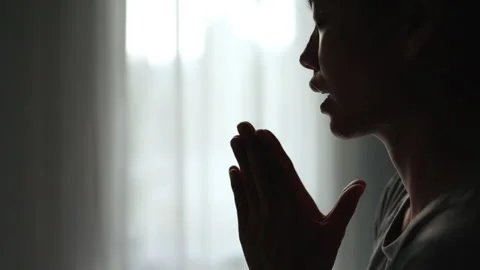 Video 4k of Human hands open palm up worship. Eucharist Therapy Bless God H.. Stock Footage 336933217