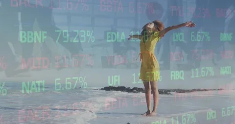 This video is about financial data processing and how it can help businesses Video stock 220905350