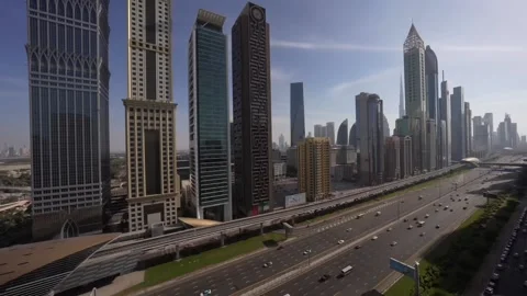 Video about Sheikh Zayed Road. Downtown Dubai Stock Footage 239056365