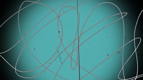 A video of abstract art with a gradient background that ranges Video stock 284899180