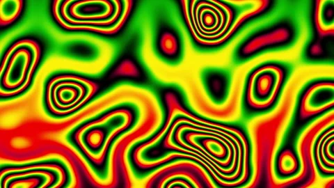Video of Abstract background featuring smoke curves and waves in reggae flag Stock Footage 318982848